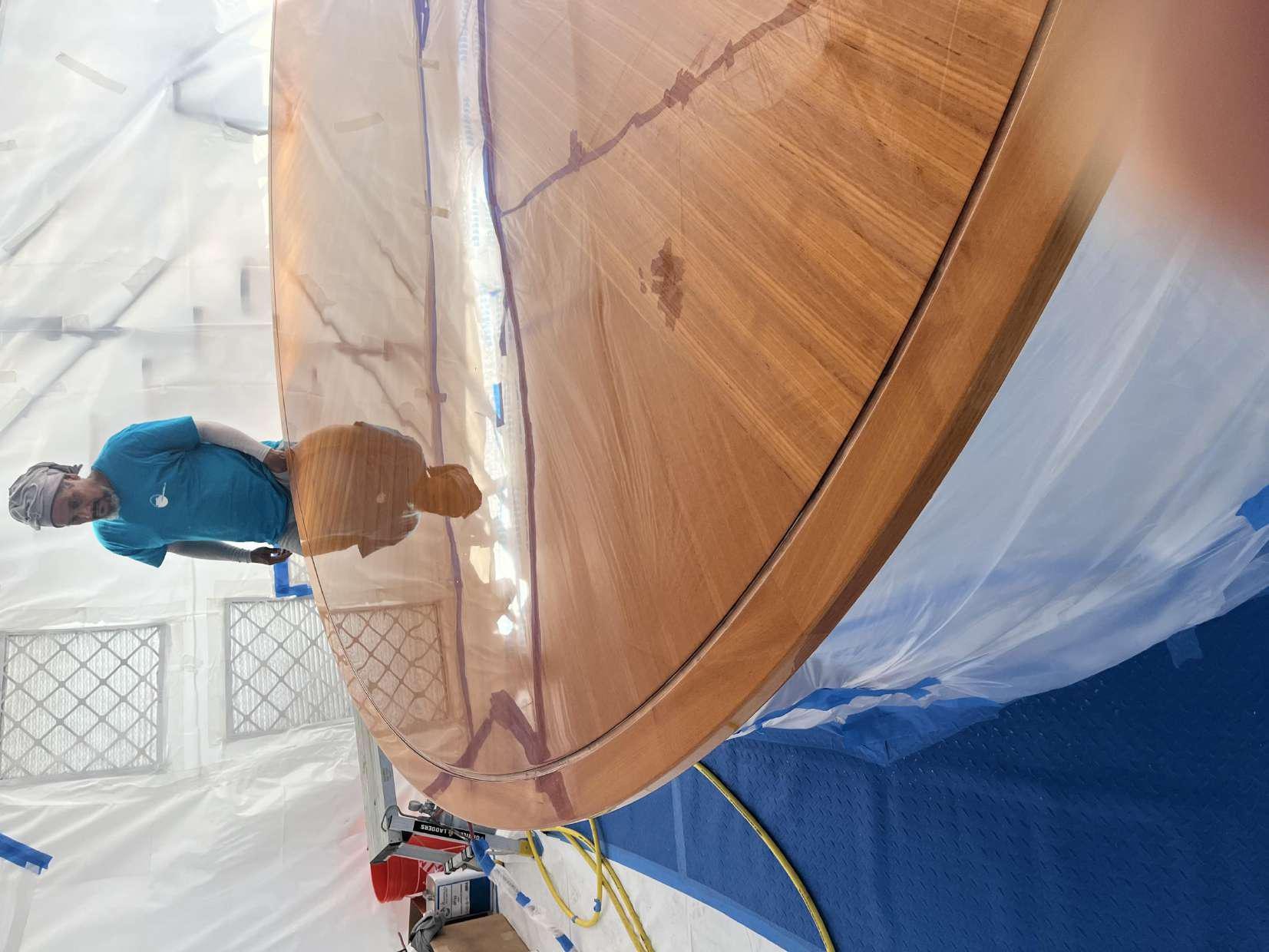 Hull restoration and paint