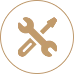 Wrench and screwdriver icon